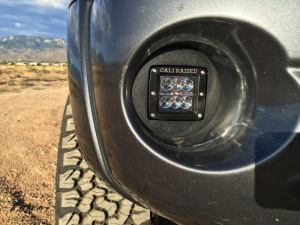 Toyota Tacoma Light Pod Replacement Kit - Cali Raised LED - Brackets With 18W Pods - `05-`11 Toyota Tacoma Light Pod Replacement Kit - Cali Raised LED - Brackets With 18W Pods - `05-`11